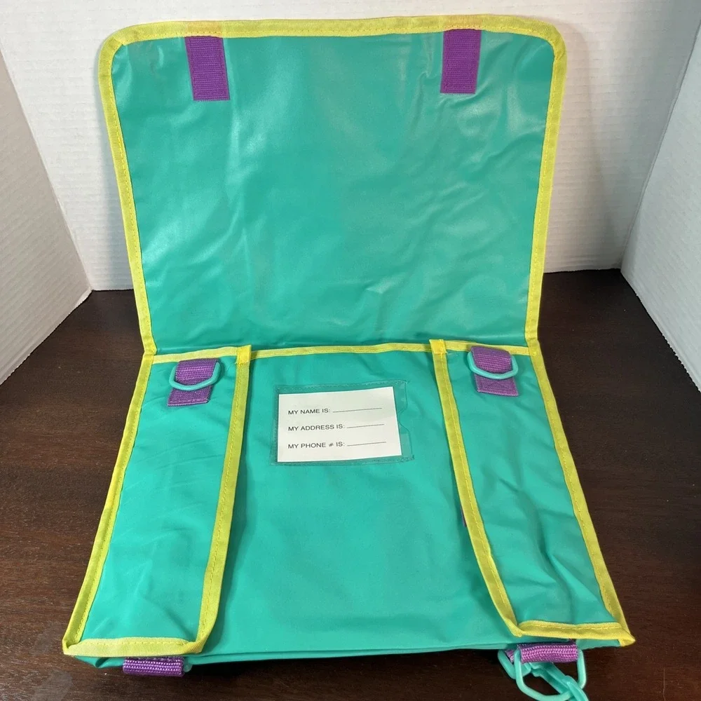 Vintage Tupperware Kids' Pack Travel Pouch Neon Bag Backpack Retro 90s Nostalgia